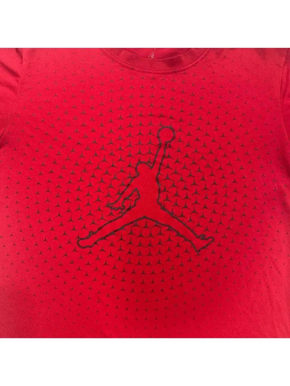 Jordan Jumpman red Dri-FIT graphic performance t-shirt.